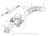 Carburettor, assembly - Union pipe