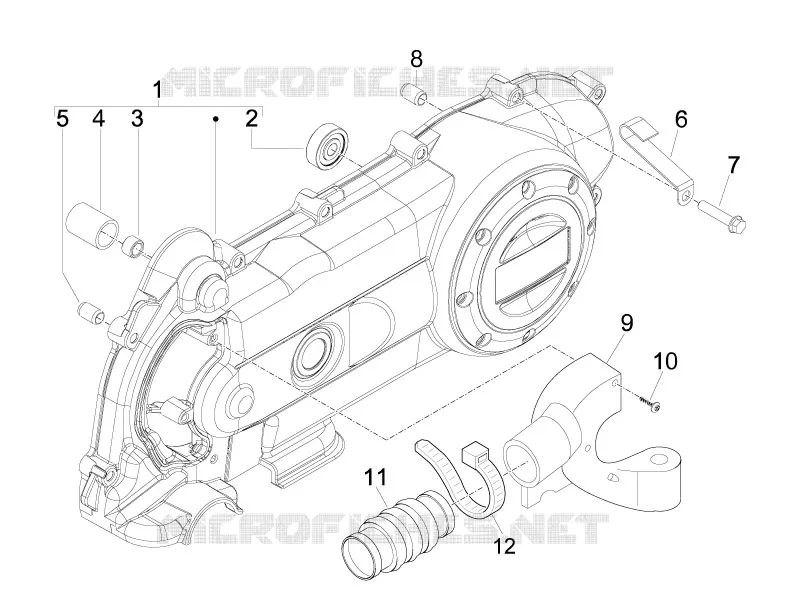 Crankcase cover - Crankcase cooling