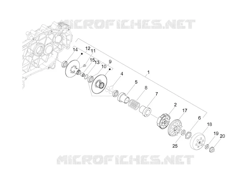 Driven pulley