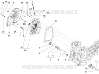 Flywheel magneto cover - Oil filter