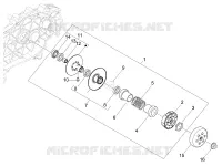 Driven pulley