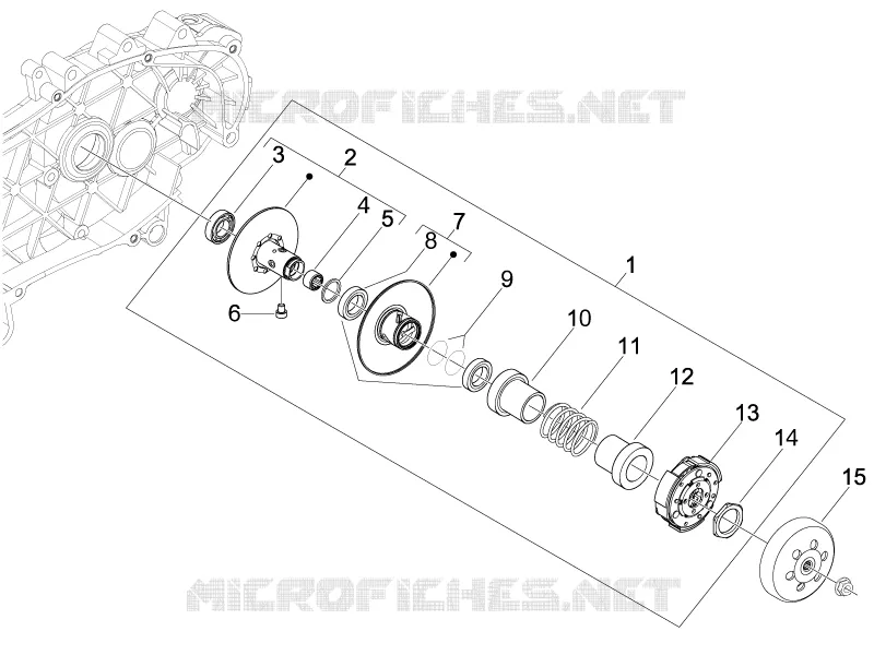 Driven pulley