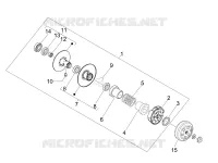 Driven pulley