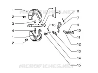 Rear brake - Brake jaw