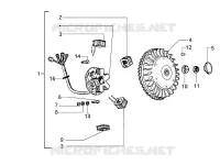 Flywheel magneto