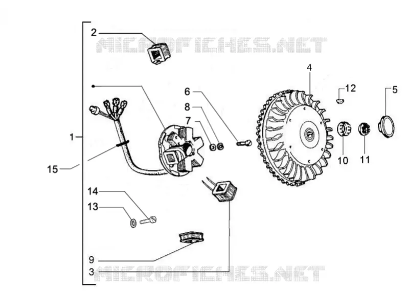 Flywheel magneto