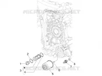 Flywheel magneto cover - Oil filter