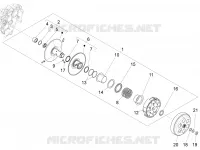 Driven pulley