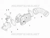 Throttle body - Injector - Union pipe