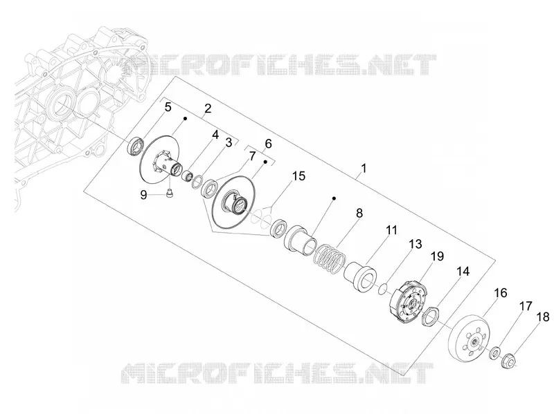 Driven pulley