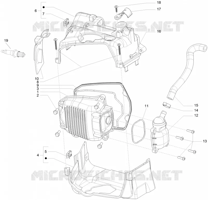 Cylinder head cover