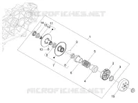 Driven pulley