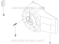 Flywheel magneto cover - Oil filter