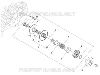 Driven pulley