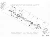 Driven pulley
