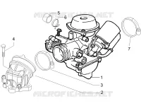 Carburettor, assembly - Union pipe