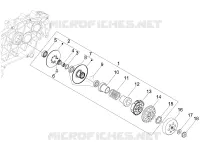 Driven pulley