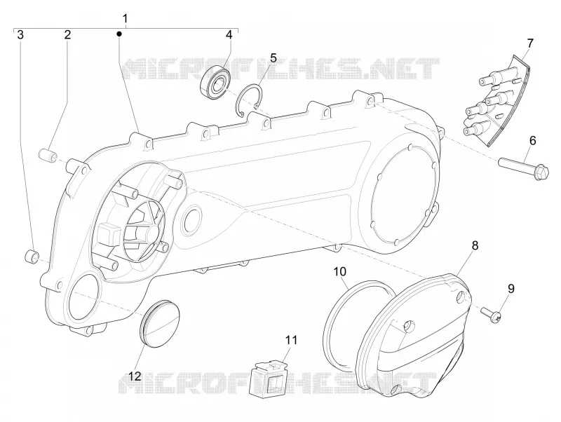 Crankcase cover - Crankcase cooling