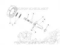 Rear brake - Brake jaw