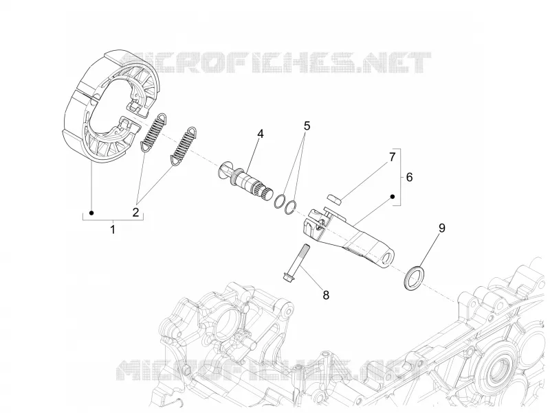 Rear brake - Brake jaw