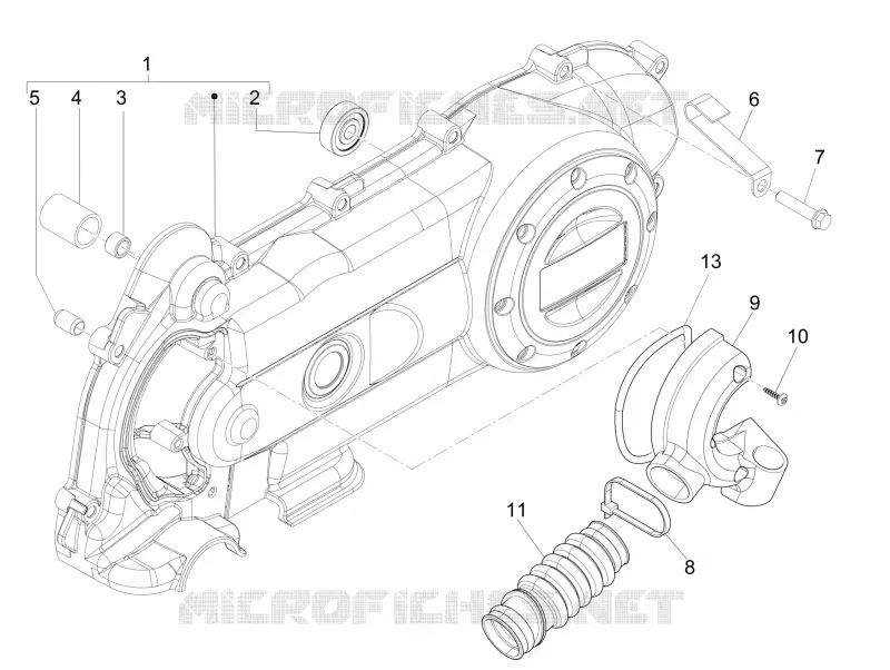 Crankcase cover - Crankcase cooling