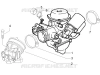 Carburettor, assembly - Union pipe