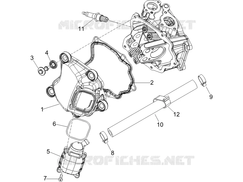 Cylinder head cover