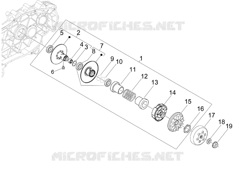 Driven pulley