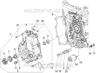 Flywheel magneto cover - Oil filter