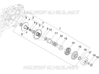Driven pulley