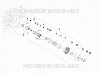 Driven pulley