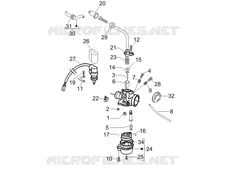 Carburetor's components