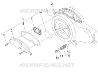 Flywheel magneto cover - Oil filter