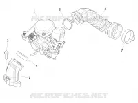 Carburettor, assembly - Union pipe