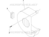 Flywheel magneto cover - Oil filter