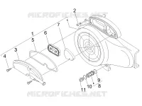 Flywheel magneto cover - Oil filter