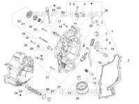 Flywheel magneto cover - Oil filter