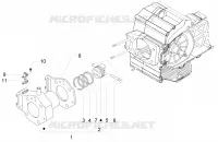 Cylinder-piston-wrist pin unit