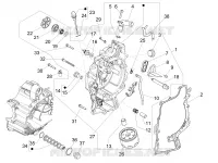 Flywheel magneto cover - Oil filter
