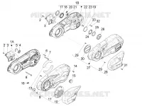 Crankcase cover - Crankcase cooling