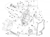 Flywheel magneto cover - Oil filter