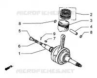 Drive shaft - Cylinder - Piston