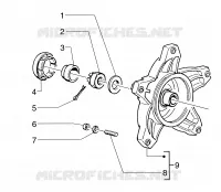 Rear drum cpl.