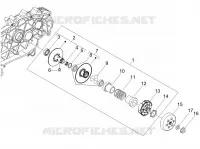 Driven pulley