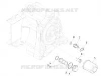 Flywheel magneto cover - Oil filter