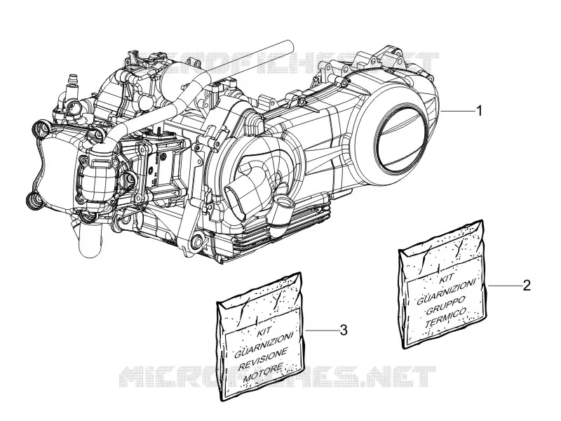 Engine, assembly