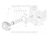 Cylinder-piston-wrist pin unit