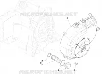 Flywheel magneto cover - Oil filter