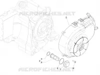 Flywheel magneto cover - Oil filter