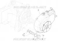 Flywheel magneto cover - Oil filter